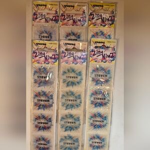 Stravina Zany Namz Steven Hologram Action Stickers (4-pack) Bundle of 6